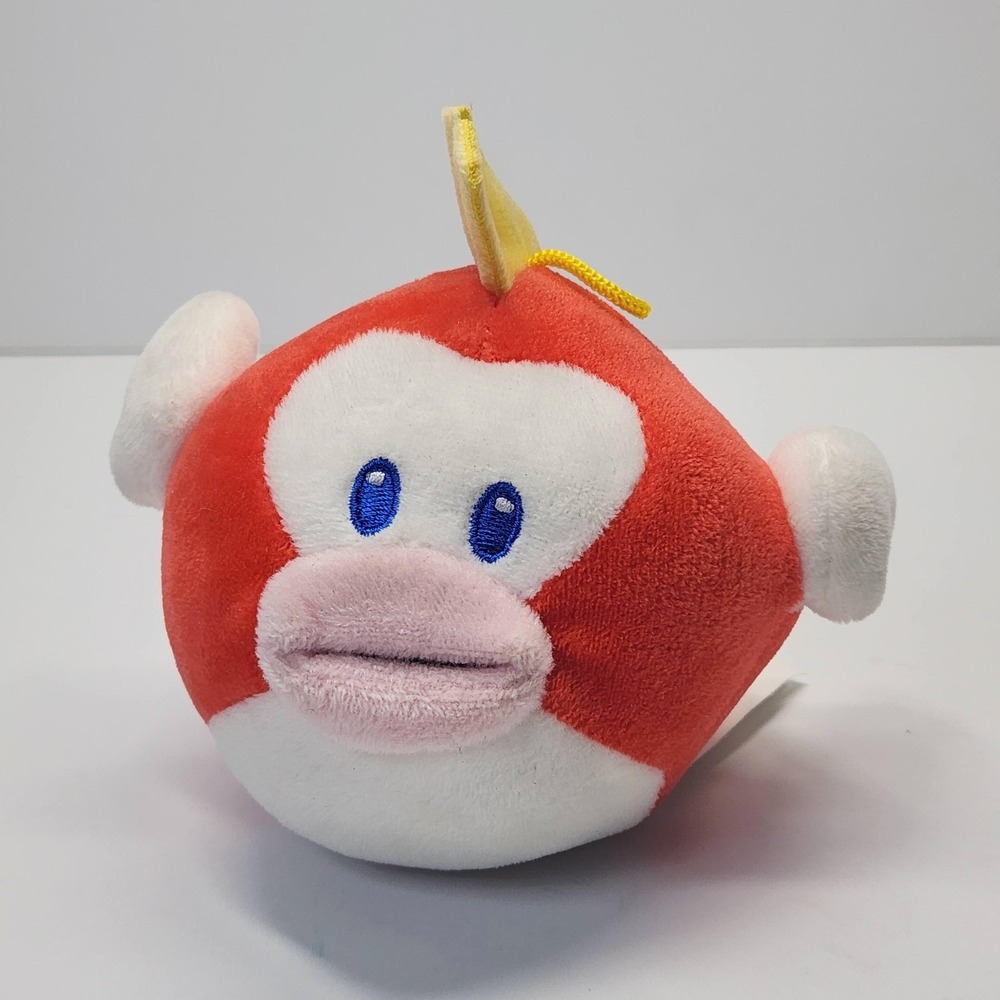 Super Mario Kart Cheep Cheep Mini Plush Stuffed Toy Red White Cute Good Stuff